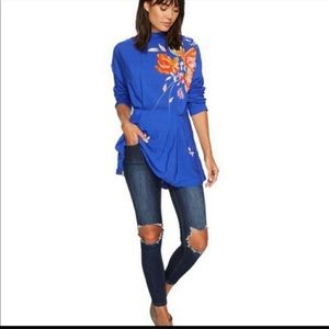 Free People Gemma blue dress/tunic